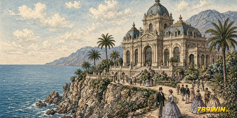 789win: Casino de Monte-Carlo thế kỷ 19 trên cao nguyên nhìn ra Địa Trung Hải