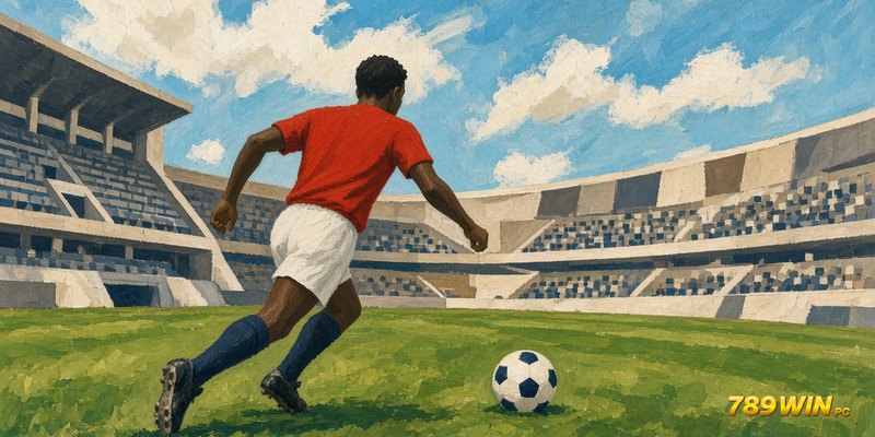 Tranh minh hoạ Eusebio bứt tốc với bóng – 789win